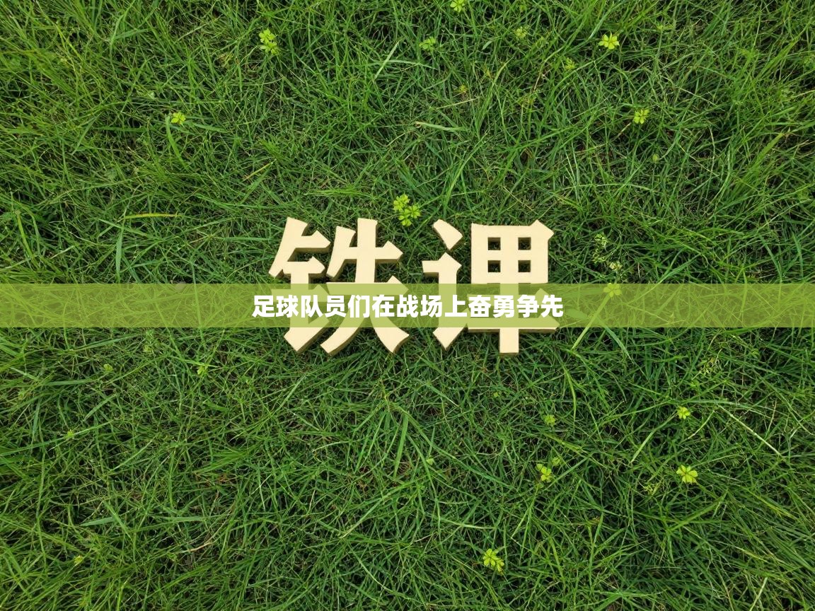 足球队员们在战场上奋勇争先